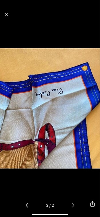 Pierre Cardin İpek eşarp