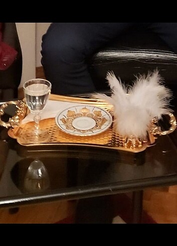 Beden altın Renk Yüzük tepsisi