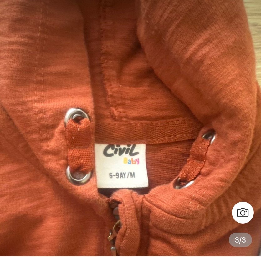 Kapüşonlu Erkek Çocuk Triko Hırka - Görsel 3