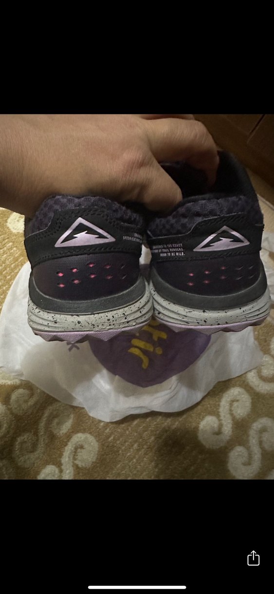 Siyah-Pembe Bağcıklı Nike Spor Ayakkabı - Görsel 3