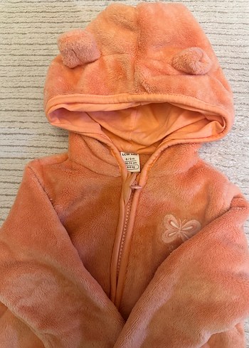 Turuncu Bebek Kız Peluş Takım - Görsel 2