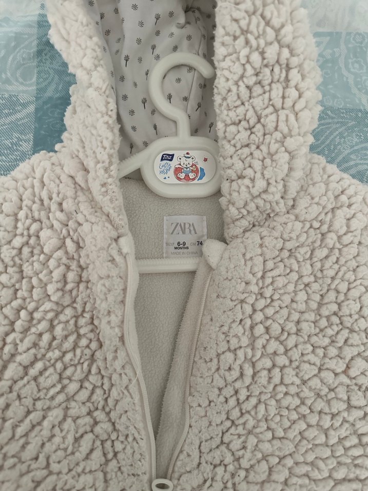 Gri Kürklü Bebek Tulumu - Görsel 2