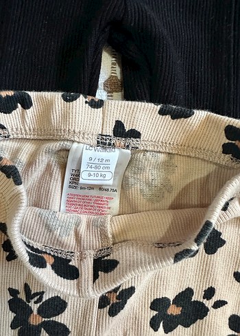 #zara kız çocuk siyah Kahverengi Tayt - Görsel 2