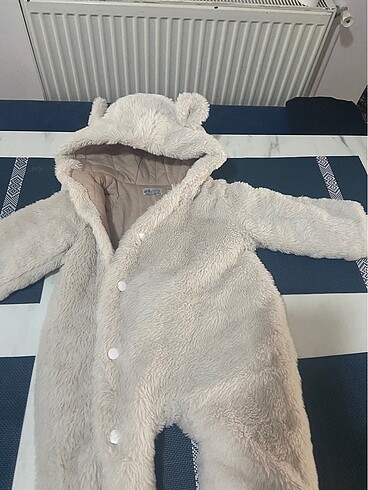 6 Ay Beden camel Renk Peluş tulum
