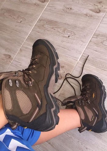 Kadın Kamuflaj Desenli Haki Outdoor Bot - Görsel 4