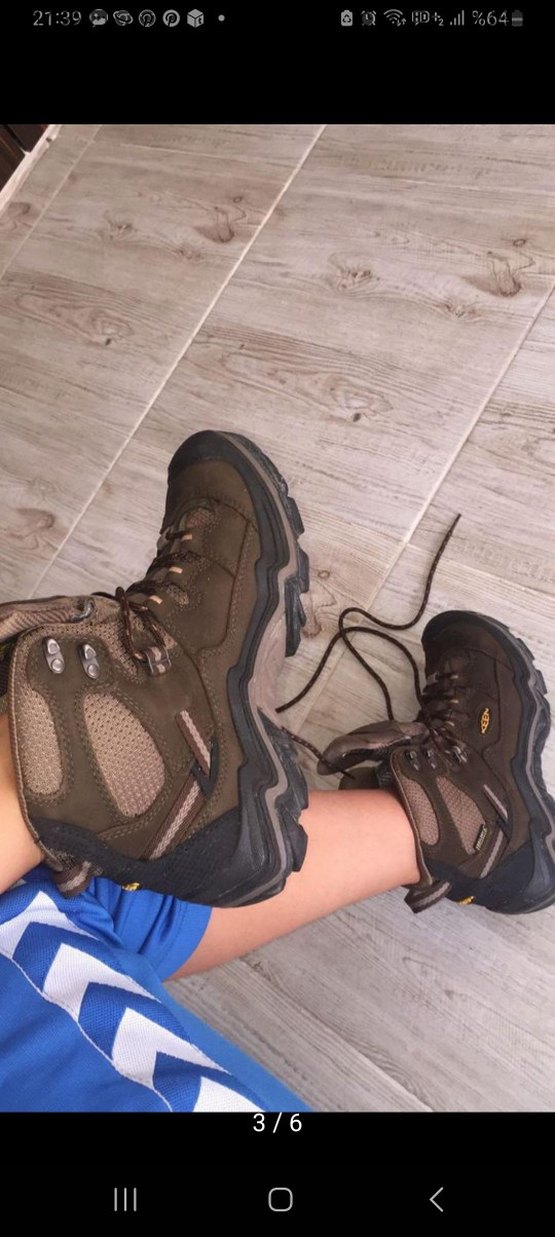 Kadın Kamuflaj Desenli Haki Outdoor Bot - Görsel 4