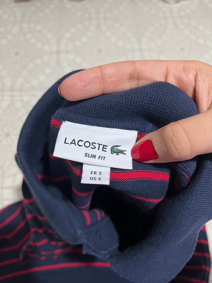 Lacoste triko kazak - Görsel 3