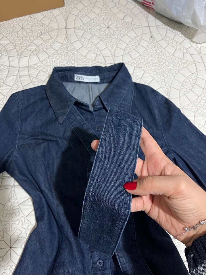 Zara kot elbise - Görsel 3