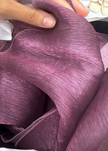 Kürdüm Drapeli Uzun Abiye Elbise - Görsel 5