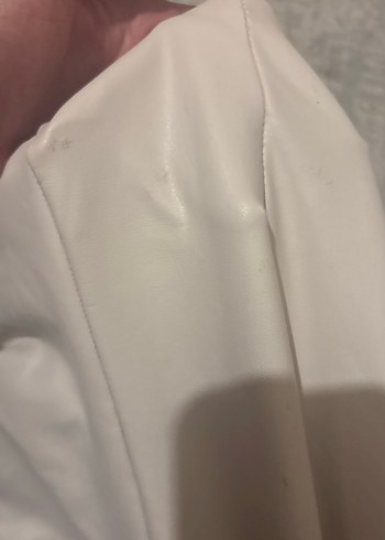 Beyaz Kadın Midi Kumaş Pantolon - Görsel 6