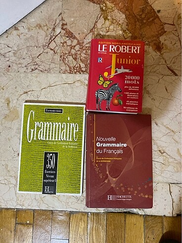 Fransızca grammer, sözlük, le robert junior, nouvelle du françai