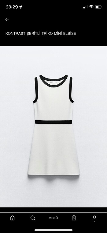 Zara triko elbise