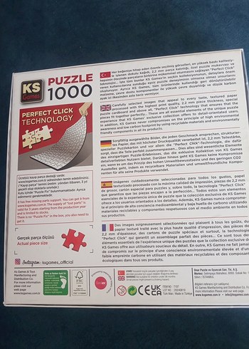 Beden 1000 Parça Ks Games Van Gogh Kolaj Puzzle