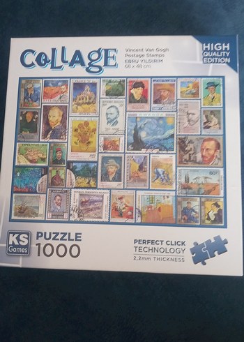 1000 Parça Ks Games Van Gogh Kolaj Puzzle