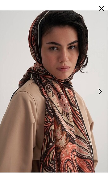 Moreno silk şal