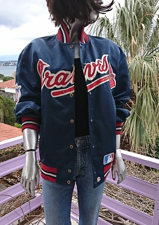 vintage mevsimlik bomber mont