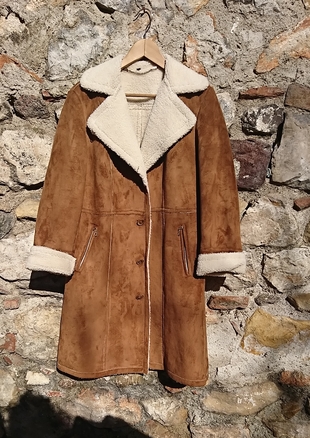 vintage süet mont