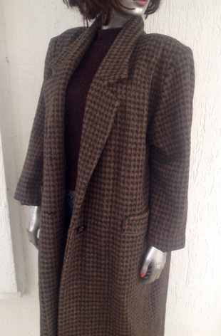 Vintage kaşe palto