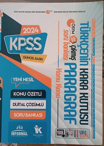 2024 KPSS Türkçenin Kara Kutusu Paragraf Soru Bankası