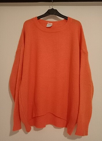Turuncu oversize kazak 