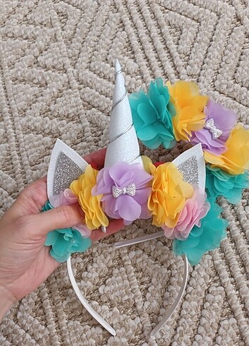 Anne kız unicorn taç 