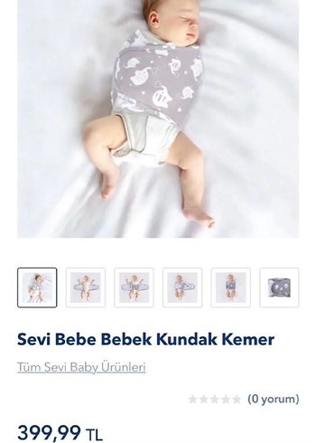 Sevi Bebe Bebek Kundak Kemer