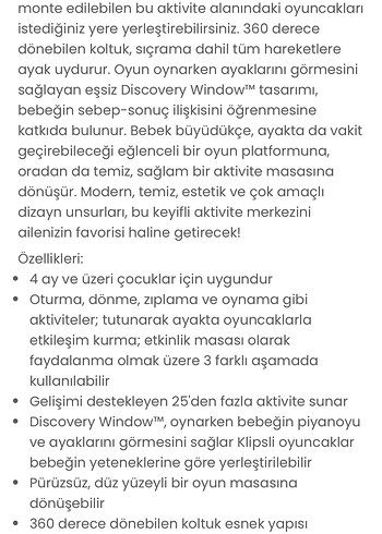 Beden Skip Hop Gri Bebek Oyun Aktivite Merkezi