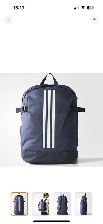 Adidas Adidas sırt çantası mavi