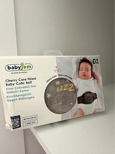 Babyjem kiraz çekirdekli gaz giderici kemer