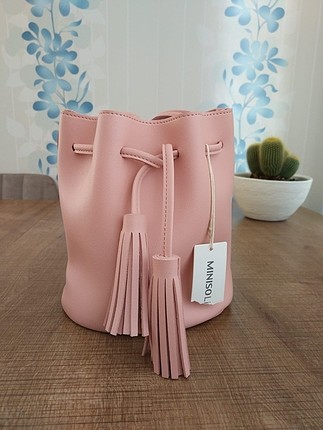 miniso pembe çanta