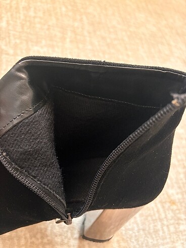 topuklu süet bot - Görsel 7