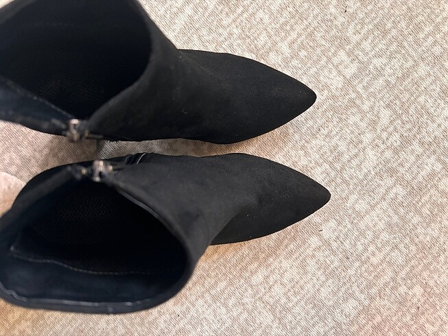 topuklu süet bot - Görsel 8