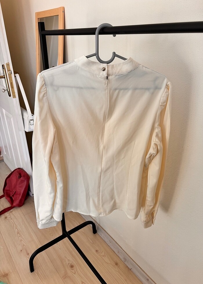 ınce gomlek beyaz sitare - Görsel 2