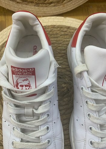Adidas Stan Smith Beyaz Renkli Kadın Spor Ayakkabı