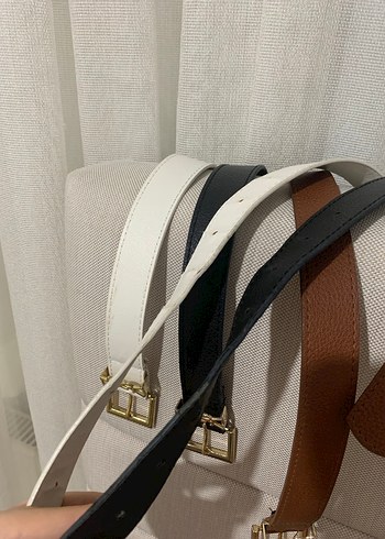 Parisian Tarz deri Tokalı Kemer set - Görsel 4