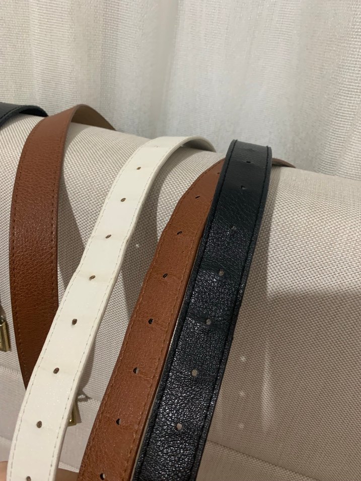 Parisian Tarz deri Tokalı Kemer set - Görsel 3