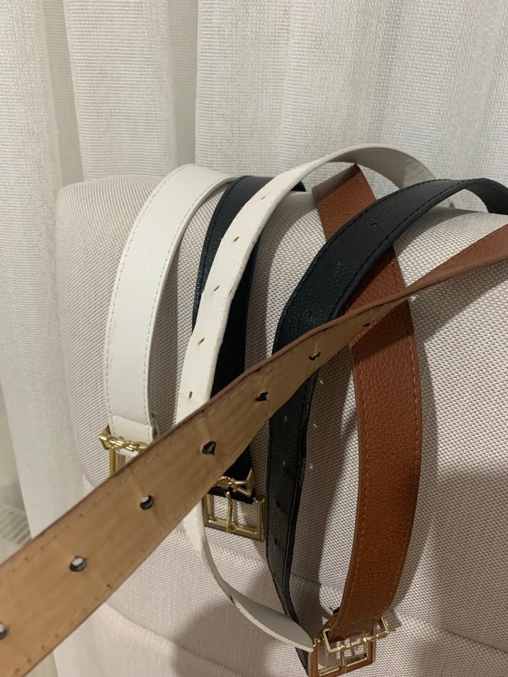 Parisian Tarz deri Tokalı Kemer set - Görsel 5