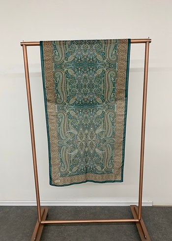 Turkuaz Bohem Kadın Şal - Görsel 2