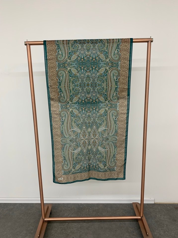 Turkuaz Bohem Kadın Şal - Görsel 2