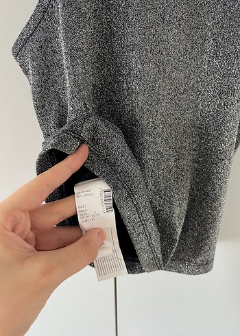 s Beden Gri Yüksek Yakalı Örme Atlet