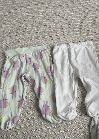 2 adet bebek pijama altı