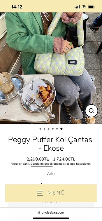 Beden Uniose puffer bag