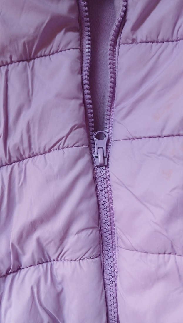 HelloBaby Basic Kulaklı Kapüşonlu Mor Mont içi polarlı - Görsel 5