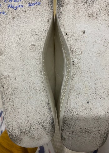 37 Beden Gelin spor ayakkabı 10cm Dantel Detaylı Beyaz DolguTopuklu