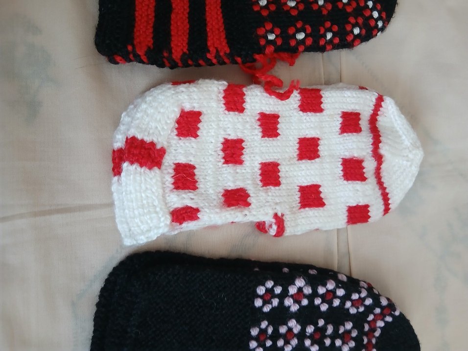 Nakışlı Renkli patik çetik - Görsel 3