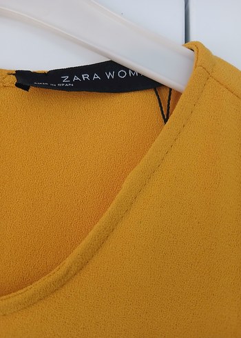 Sarı Midi Kadın Tunik, Salaş Kesim - Görsel 5
