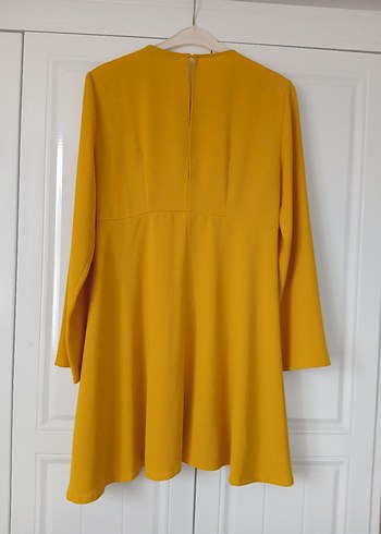 Sarı Midi Kadın Tunik, Salaş Kesim - Görsel 3