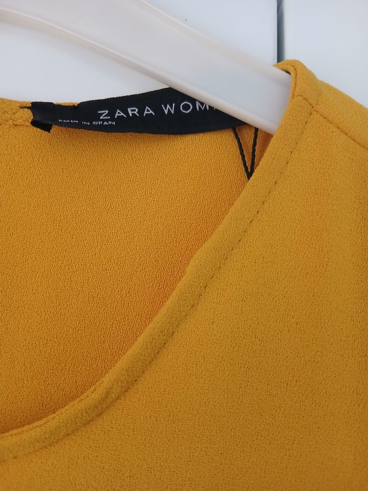 Sarı Midi Kadın Tunik, Salaş Kesim - Görsel 5