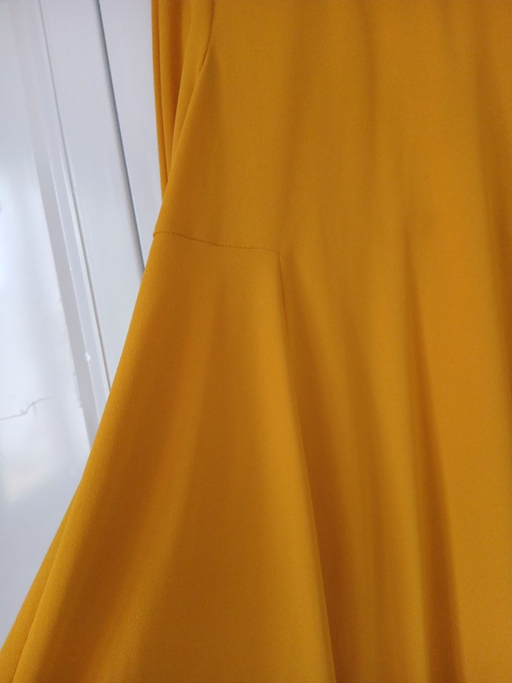Sarı Midi Kadın Tunik, Salaş Kesim - Görsel 4