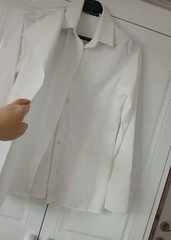 Beyaz Kadın Gömlek - Görsel 6